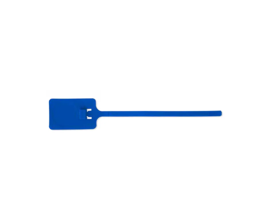 [01014] Plastic container seal, blue
