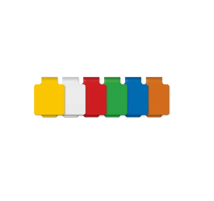 Plaquette d’identification PTL 30 × 30 mm, orange