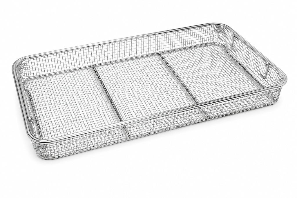 Panier grillagé - 480×250×50mm - Maille 4mm