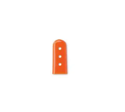 Instrument protector, orange, dimensions 2.0 × 9.0 × 25 mm