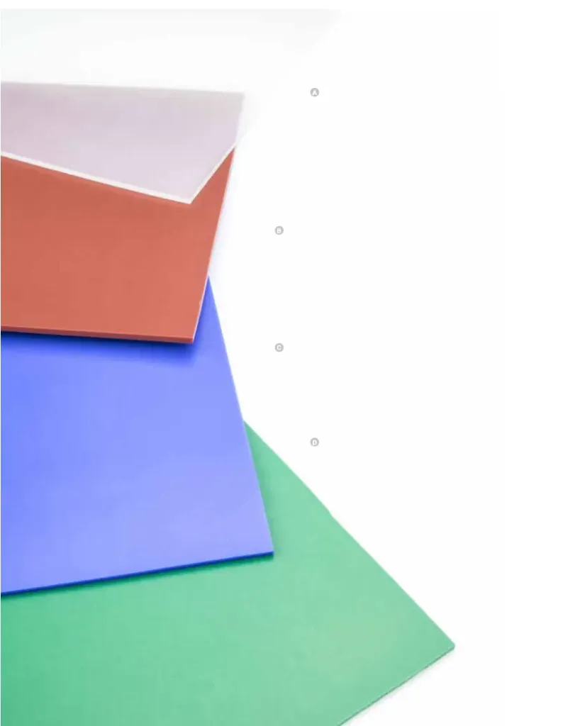 [08701] Revêtements de table d'emballage en silicone