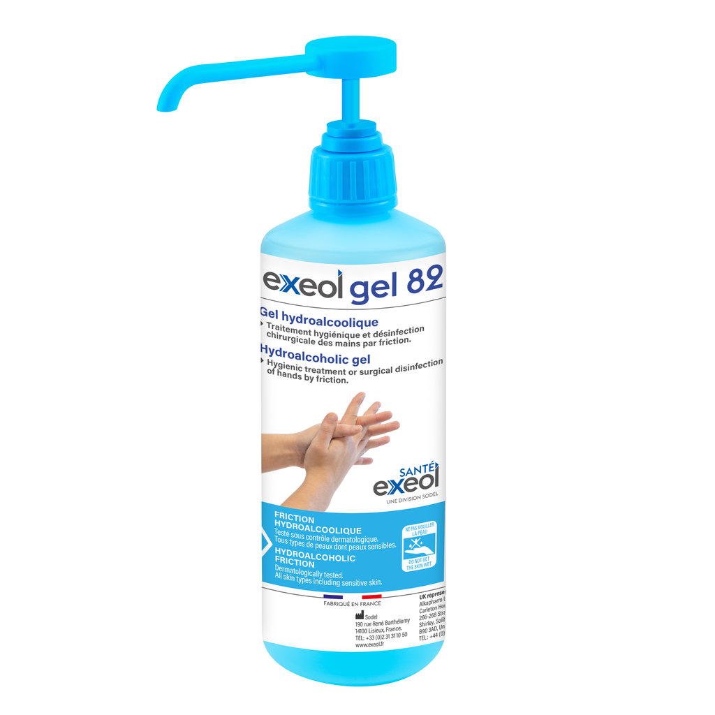 EXEOL GEL 82 500 ml (Quadratische Pumpe)