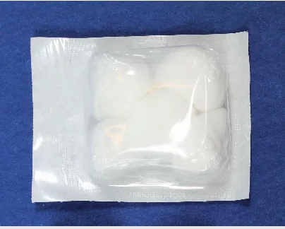 Mulltupfer Set, 3 Tupfer, steril