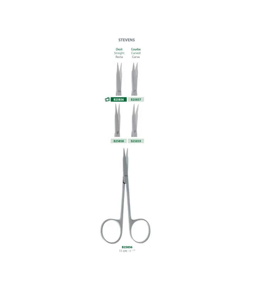 Stevens Curved Sharp Scissors, L: 110 mm