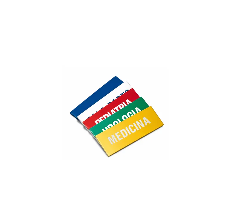 Plaquettes en aluminium autocollante container Dim 49x17mm, gravage, couleur argent 