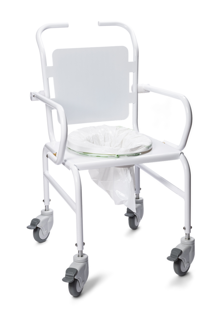 [CH-HYAL-ROSC-019] ALU CHAIR 19" SEDILE ROTONDO APERTO SENZA FODERA