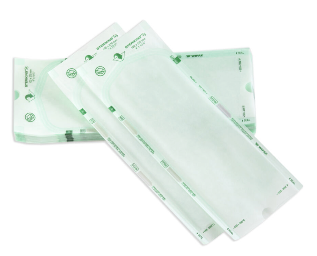 Steriking sachets sans soufflet 75x270mm