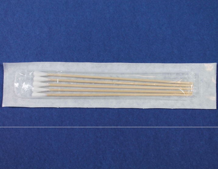 [1102246] Wood applicator 150x2.2mm, small cotton head