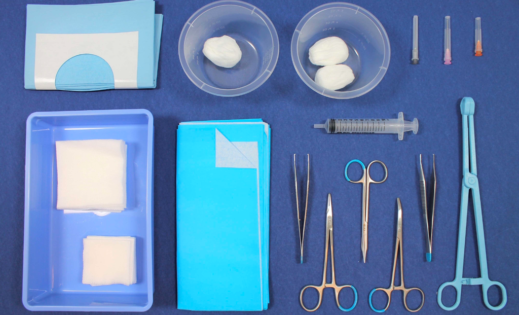 Sterile minor procedure set - 12 sets
