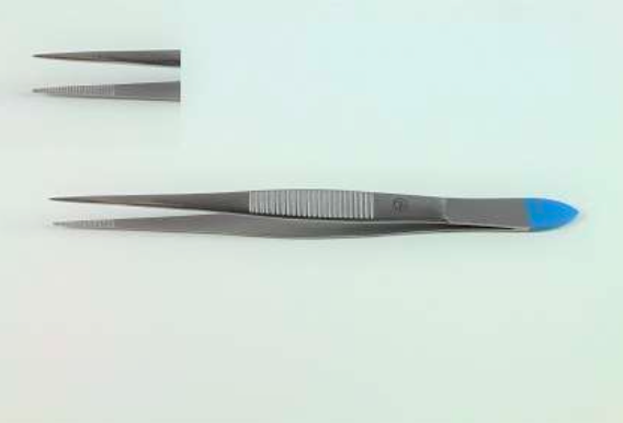 [8001721] Single-use stainless steel tweezers 13 cm