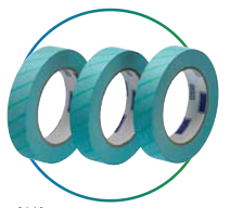 [0167AB] Strisce adesive a vapore blu 18 mm x 50 m