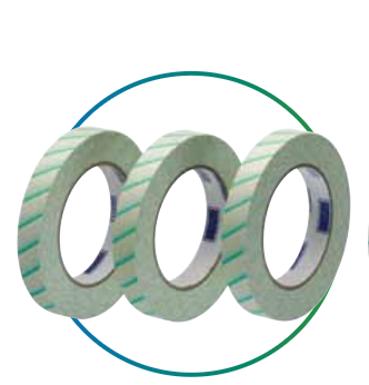 [0162AB] Adhesive tape with steam indicator 18 mm x 50 m, brown