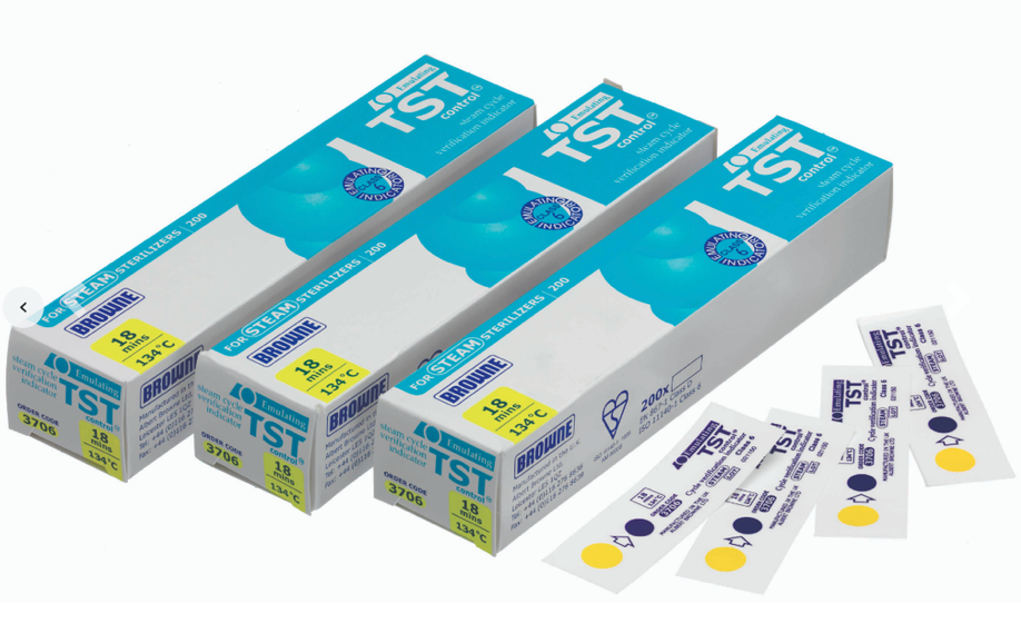 [3706AB] TST Control indicateurs vapeur 134 °C/18 min