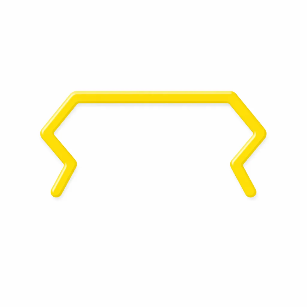 Ecarteur pour instruments, 50mm jaune