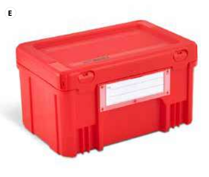 Boîtes de transport Clinipak en PP