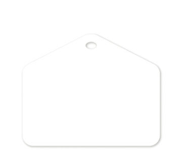 [04216] Behälteretikett - Weiß -110X60+20MM