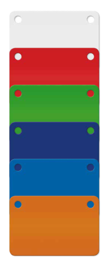 [01950] Targhetta PTL verde, 60x40 mm