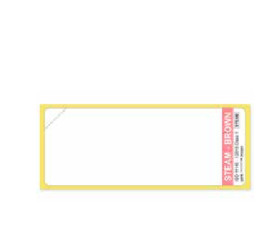 [04133L] 70 x 38 mm adhesive labels, steam indicator