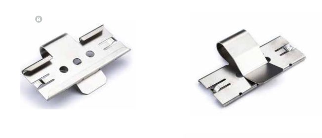 [01497] PORTAETICHETTE A CLIP IN ACCIAIO INOX