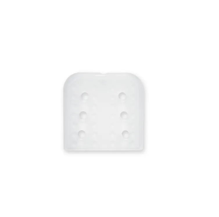[30001] PROTECTION INSTRUMENT PLAT AVEC PERFORATIONS INTÉRIEURES TRANSPARENT 25X25X3MM