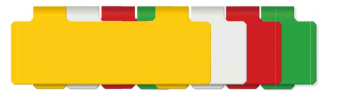 Piastra PTL 90x30 mm Giallo