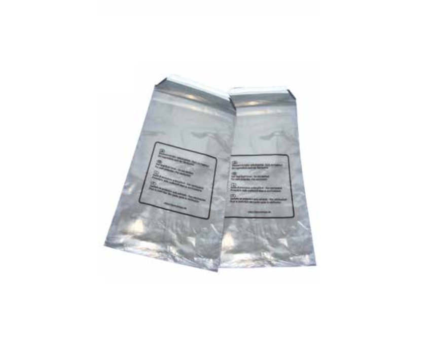 Dust bag with flap and adhesive closure 420 x 700mm