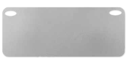 Korbplatten 90x33 mm in Edelstahl