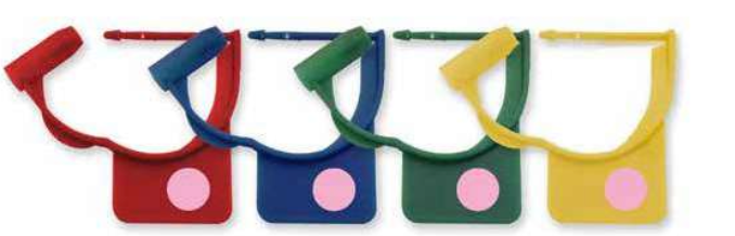 [02634] Universal locking leads with indicator, colour: green