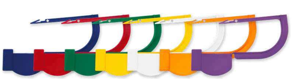 [02625] Universal locking leads without indicator, colour: purple