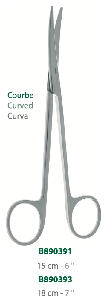 [B890393] LANDANGER 'S' FORBICI METZENBAUM CURVE