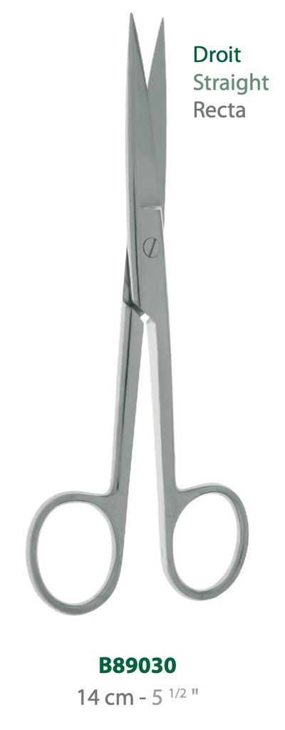 LANDANGER 'S' CISEAUX POINTU DROITS L:140MM