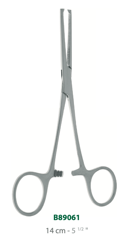 LANDANGER 'S' PINZA DI KOCHER CON DENTI, DRITTA L:140MM