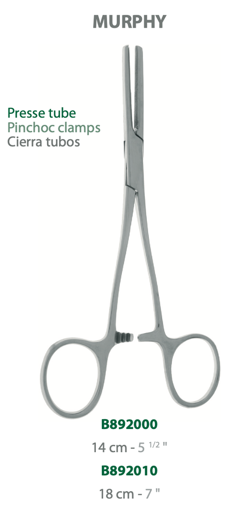 [B892000] MURPHY LANDANGER 'S' TUBE PRESS CLAMP