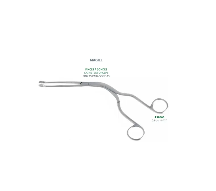 [A30060] PINCE DE MAGILL A VIS - MODELE ADULTE L:220MM