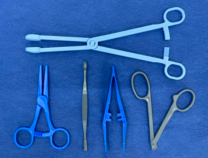 [4802123] Peanklemma 14cm white steril