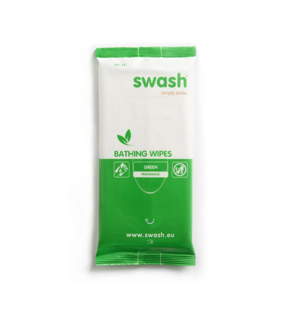 Swash® Bathing Wipes - Fragrance: Green