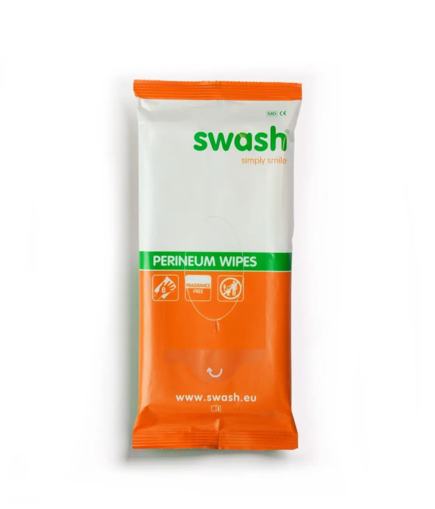 Swash® Salviette per il perineo - Senza profumo (4 Salviette)