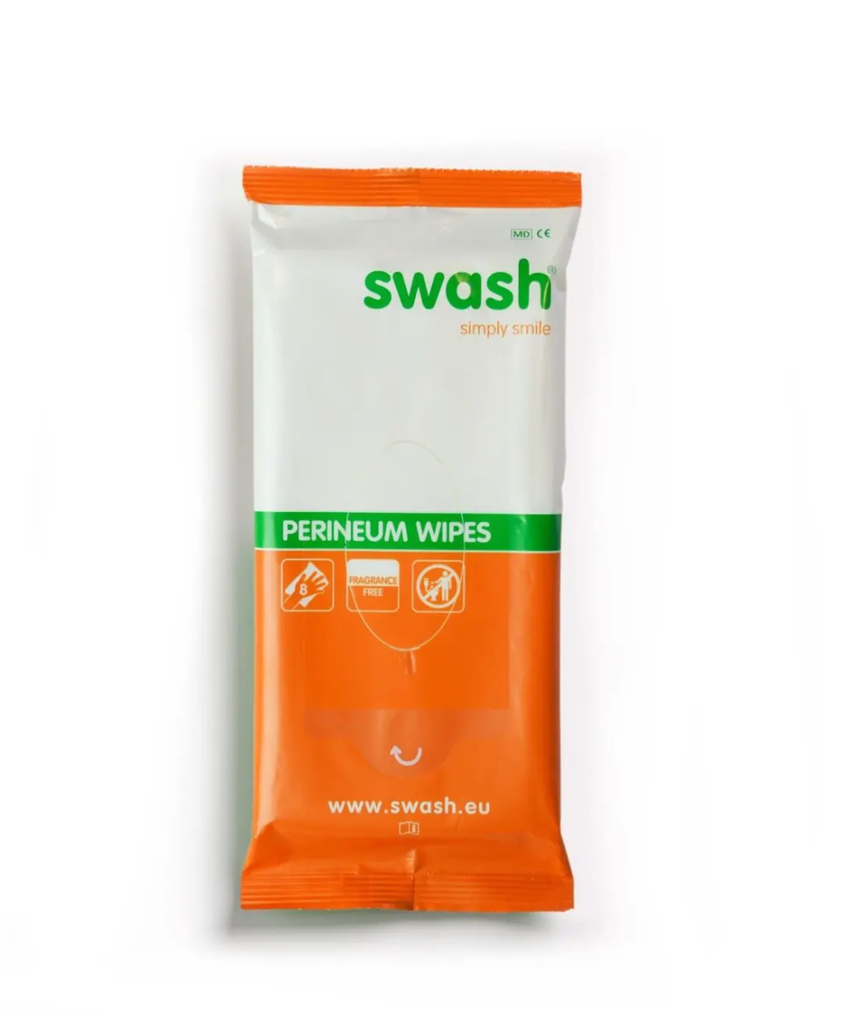 [C04533-8] Swash® Perineum-Tücher - Parfumfrei (8 Tücher)