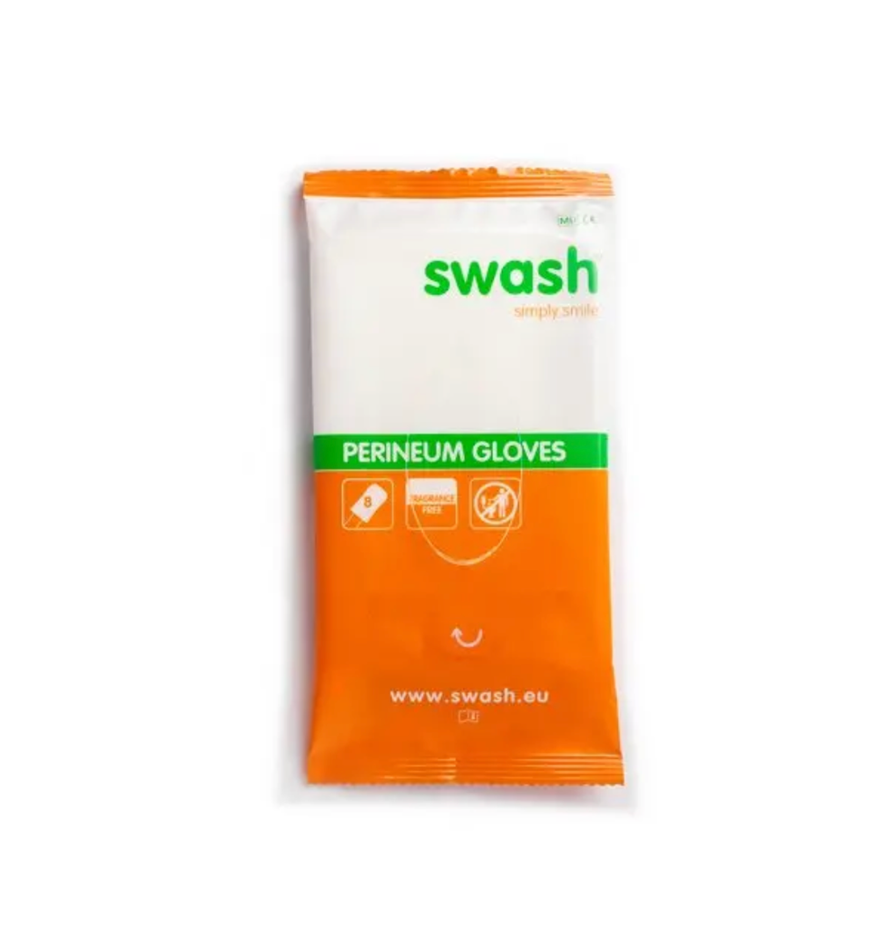 Swash® Guanti per il perineo - Senza profumo (8 guanti)