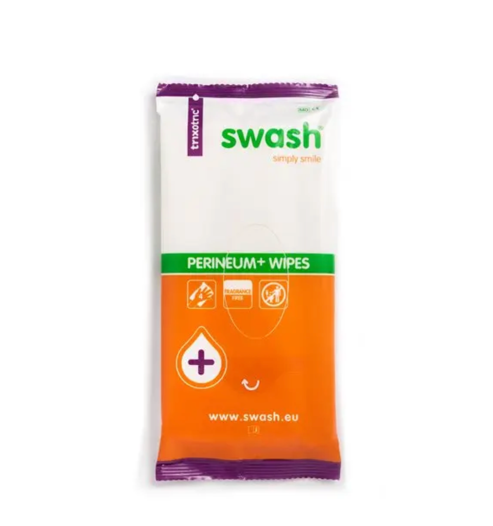 Swash® Lingettes Perineum+ Sans parfum (4 lingettes)