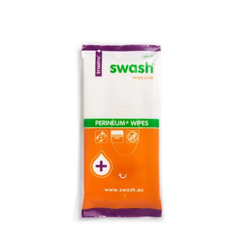 Swash® Lingettes Perineum+ Sans parfum (8 lingettes)