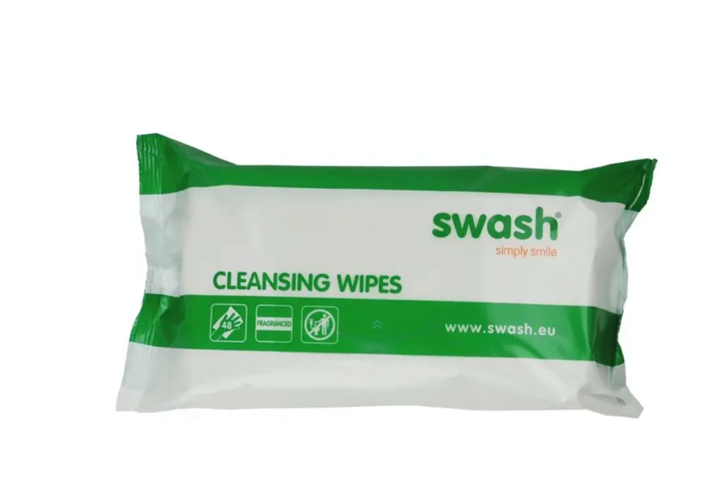 Swash® Lingettes nettoyantes - Sans parfum (48 lingettes)