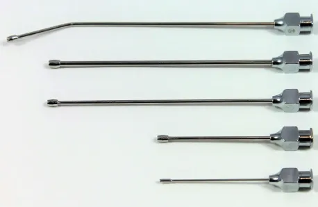 [8001760] Knopfkanüle, gebogen, 100mm / 16G, steril