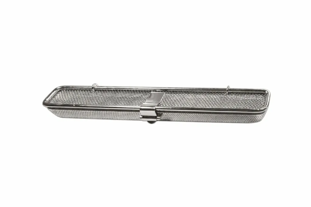 PANIER LONG TÔLE ET MAILLE 200x30x20mm