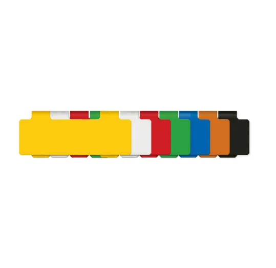 [01935] Plaquettes panier 90x30 mm, rouge