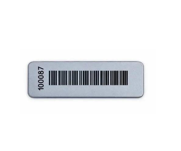 [2000051-I] Edelstahlplakette 49 × 17 mm
